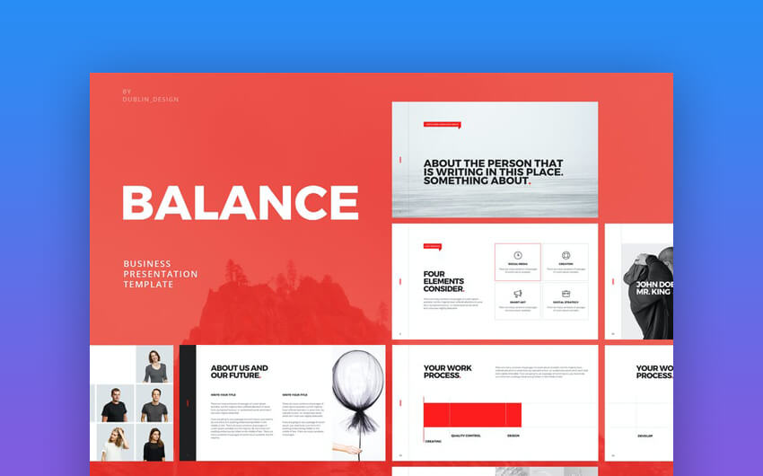 Balance PowerPoint Template on Envato Elements