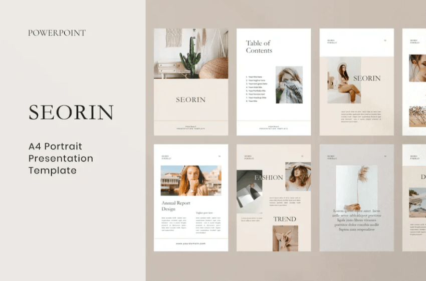 Seorin plantilla PowerPoint en Envato Elements