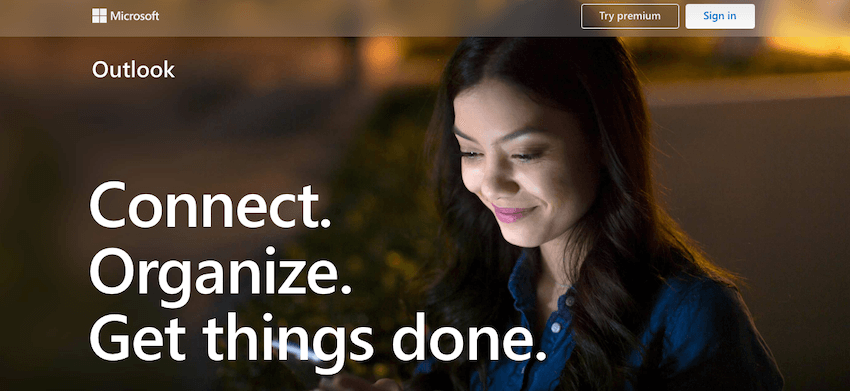 Outlook.com - Otro Principal Proveedor de Correo Electrónico Gratis