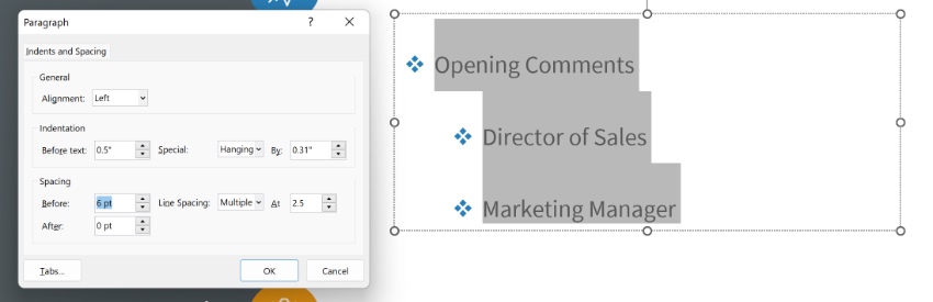 How to create a multilevel list in PowerPoint quickly