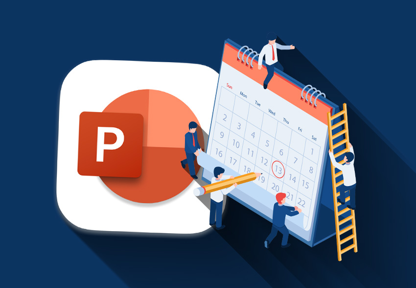 Intro how to Quickly Customize Insert a PowerPoint PPT Calendar