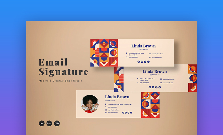 Outlook add email signature templates