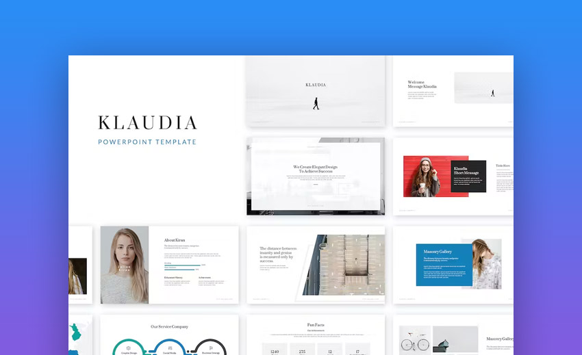 Klaudia creative presentation apps