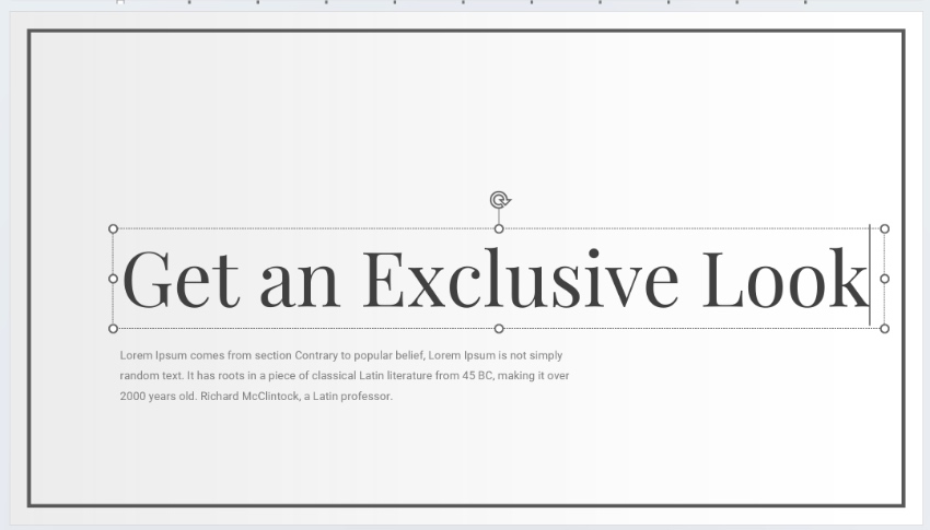 Make a PowerPoint presentation