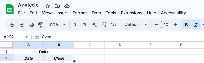 Google Sheet Shortcuts