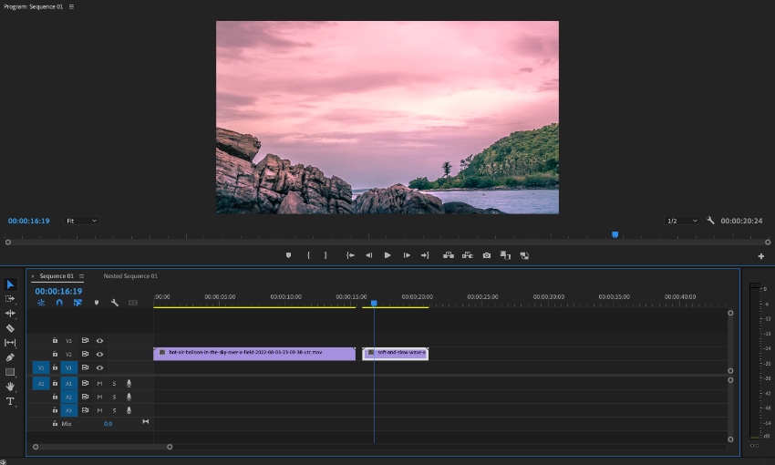 How to unnest in Premiere Pro
