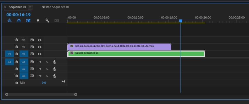 Unnesting clips in Premiere Pro