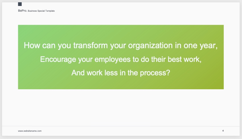 Question PPT title slide examples