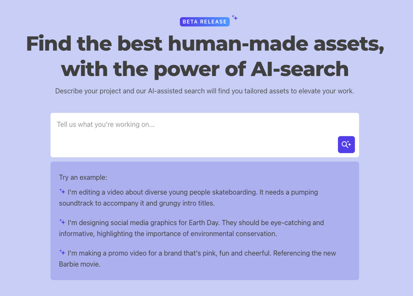 Elements AI search assistant