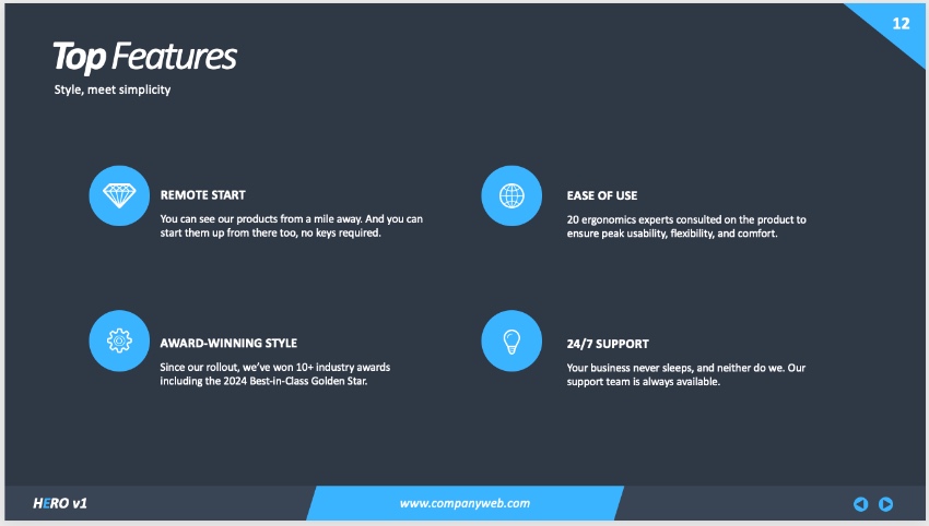 Edit PPT templates