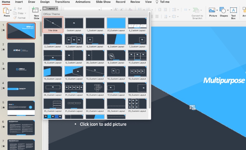 How to change PowerPoint templates