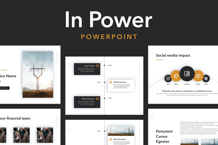 In Power - Ejemplos de diapositivas inspiradoras