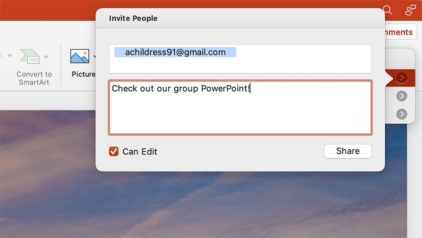 Configura tu archivo de Trabajo en Equipo de PPT