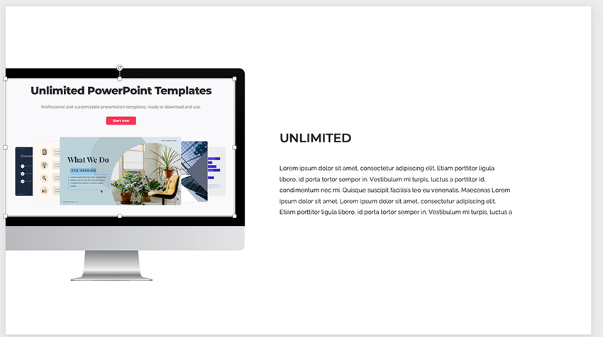 Mockups easy presentation