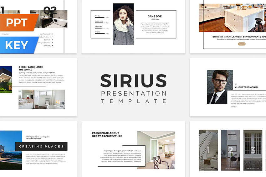Sirius easy presentation
