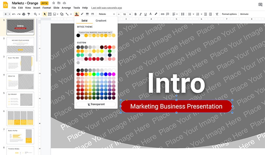 Color how to get more themes on Google Slides