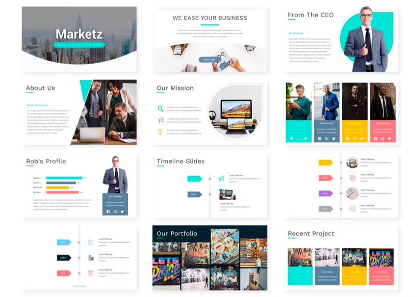 Marketz how do I get more templates for Google Slides