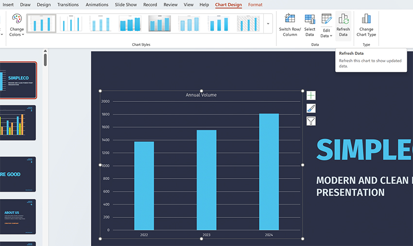 Embed Excel file in PowerPoint