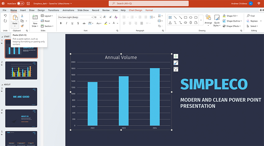 Embed Excel PowerPoint