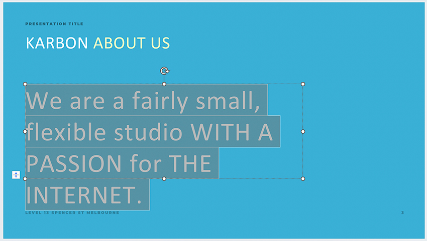 How to add text on PPT