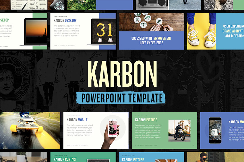 Karbon how to add text on PPT
