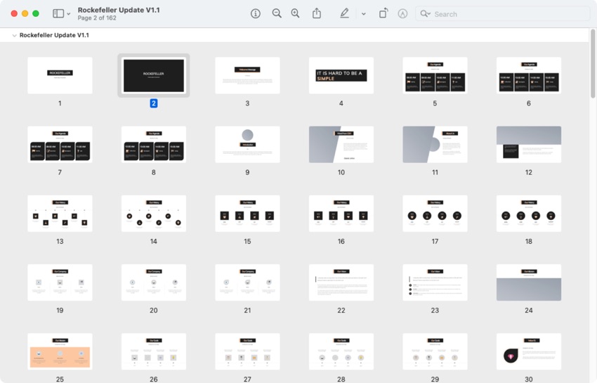 PDF export example