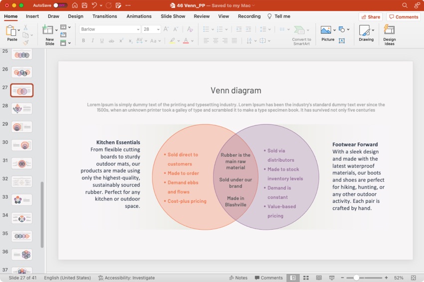 PowerPoint Venn diagram update