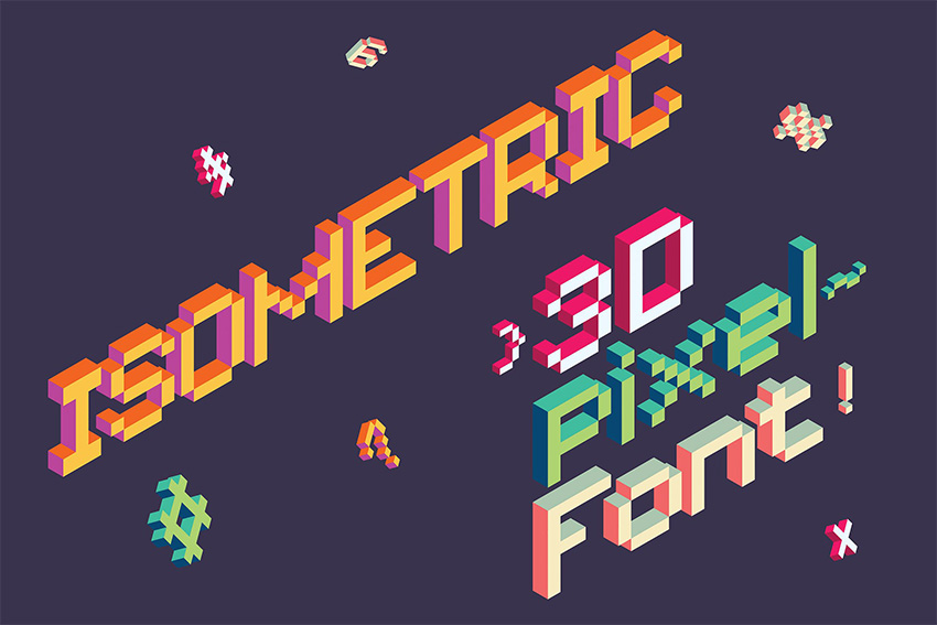 isometric text illustrator