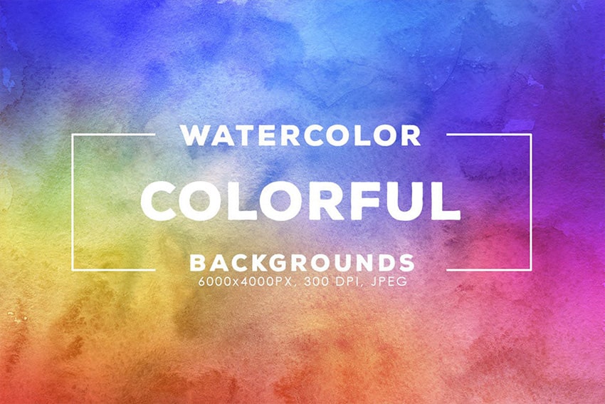 colorful watercolor background