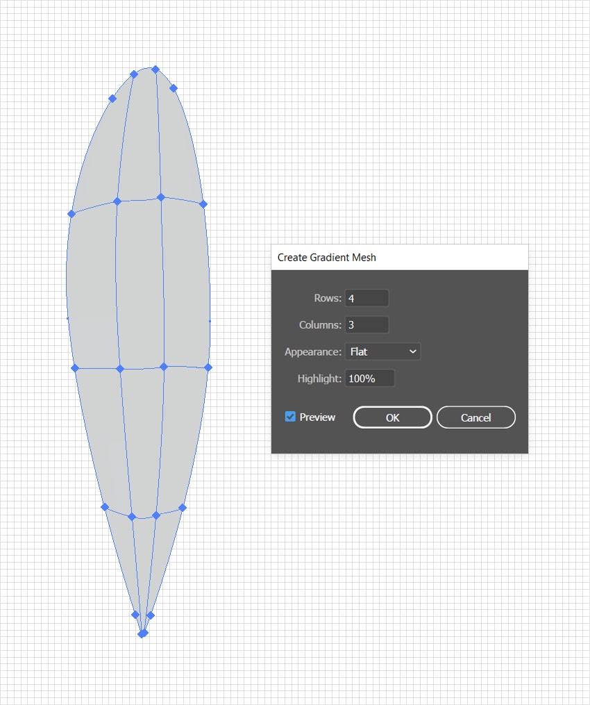 create gradient mesh