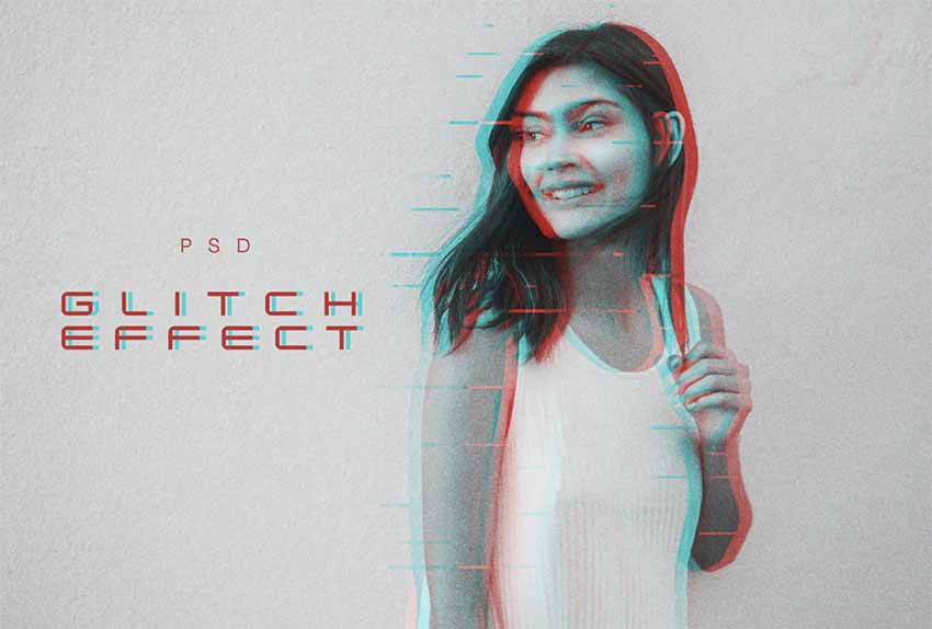 Retro Color Glitch Effect