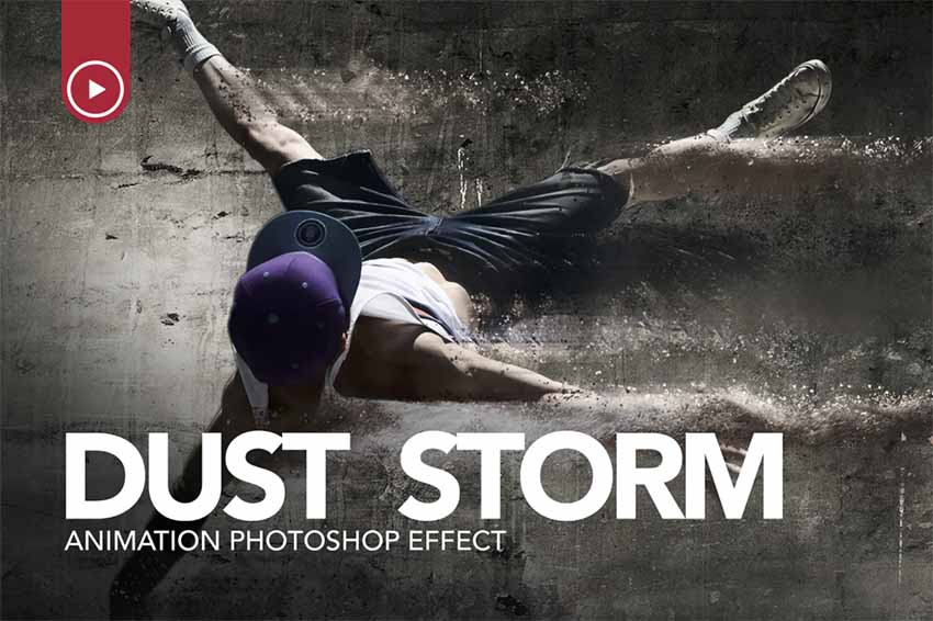 Dust Storm Animation: Best Photoshop Actions