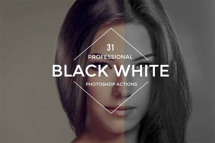 Black White Best Photoshop Actions