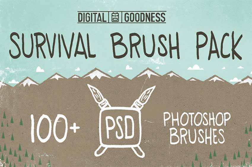 Survival Photoshop Brushes