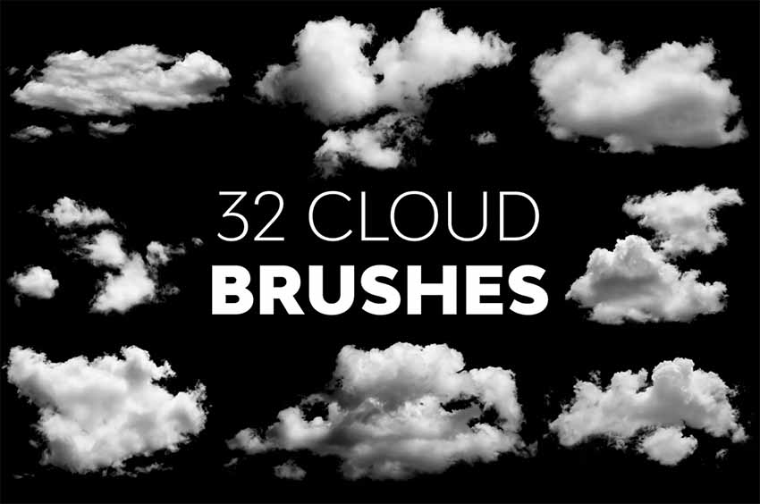Cloud Brush Photoshop 