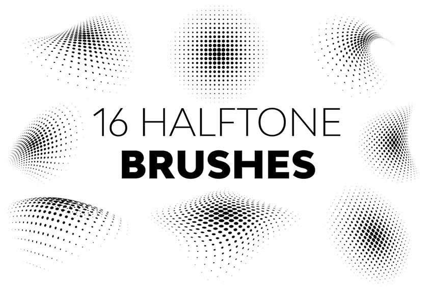 Halftone Brush Photoshop