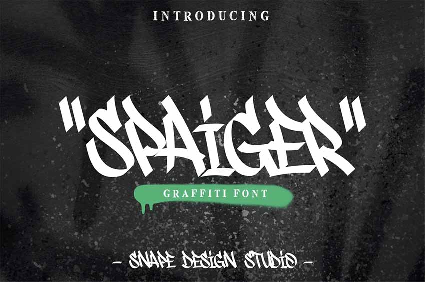 Cursive Graffiti Font