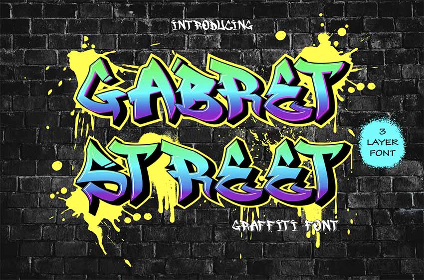 Gabret Street Handwriting Graffiti