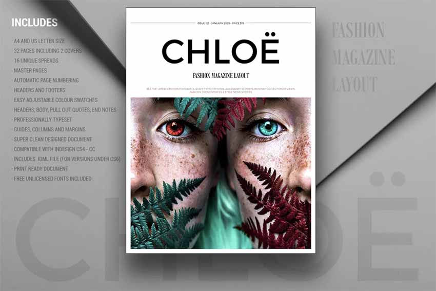 Colorful Magazine Templates With Designs