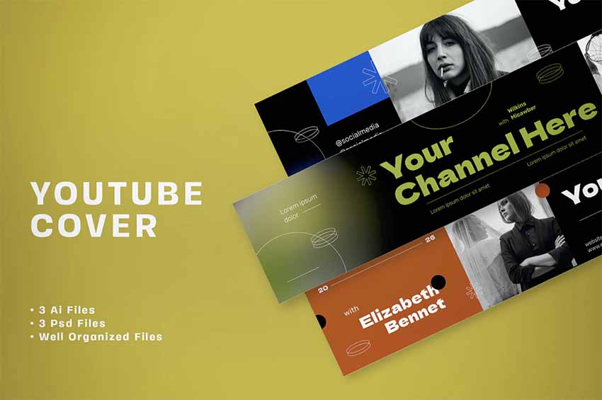 Artsy YouTube Cover Template