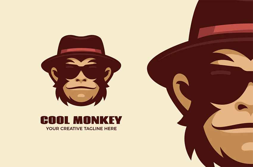 Cool Monkey Vector