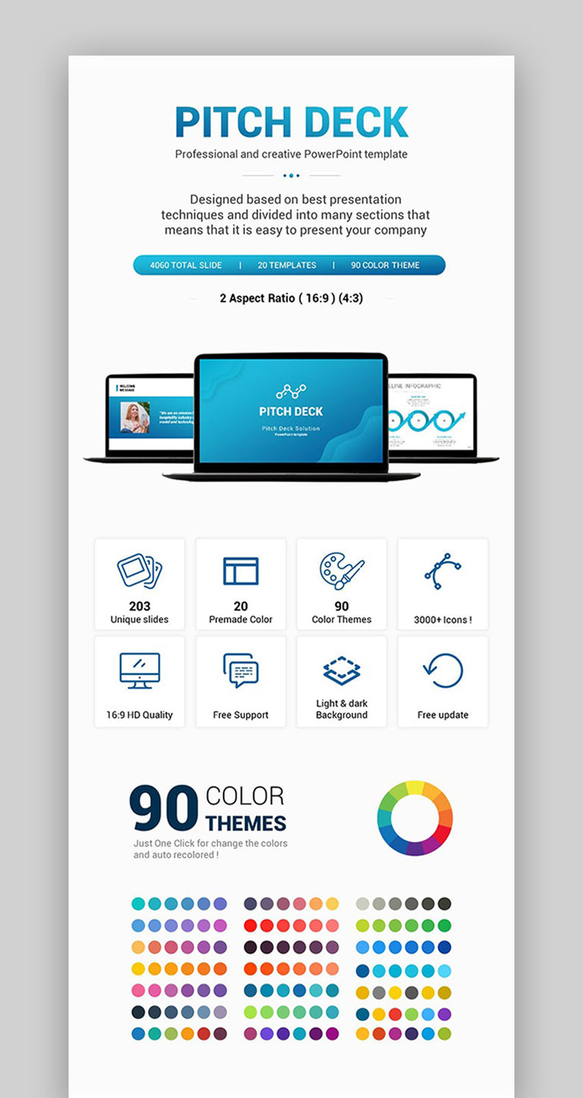 Pitch Deck Solution PowerPoint Presentation Template