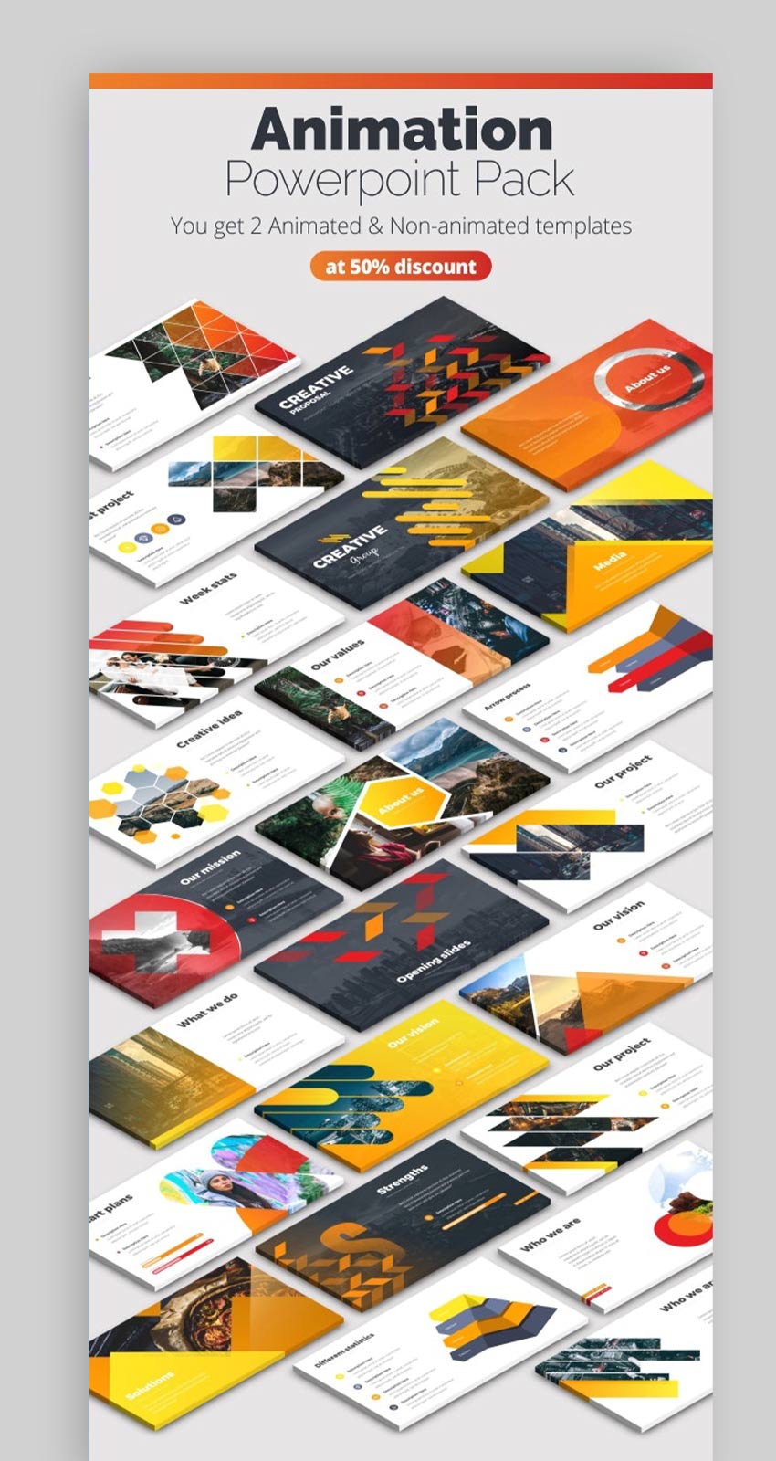 Creative Pitch Deck Infographics