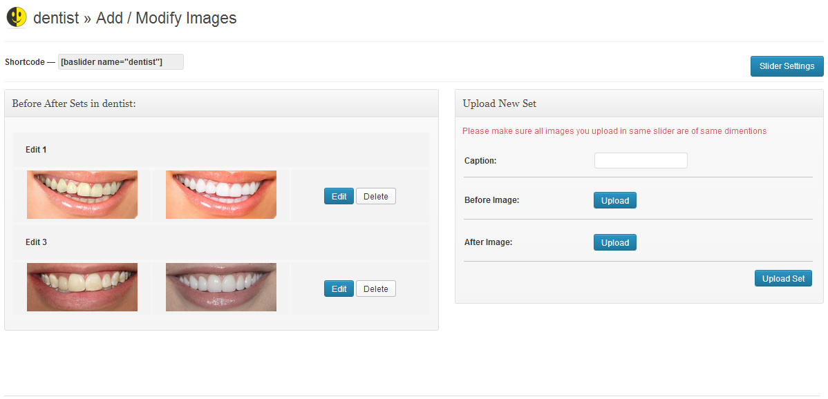 Multipurpose Before After Slider