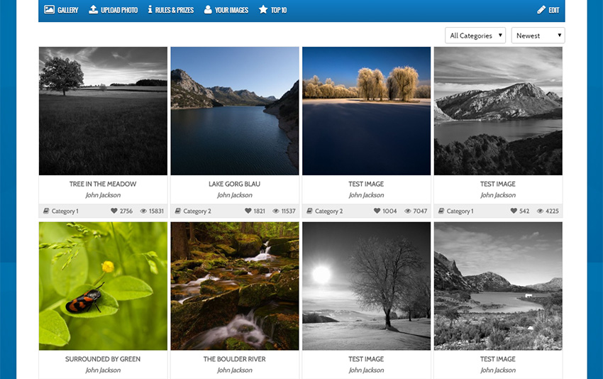 Photo Contest WordPress Plugin