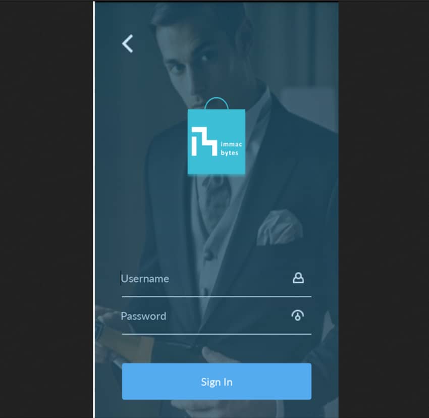 Login template