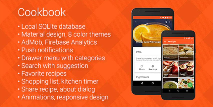 CookBook recipe for android