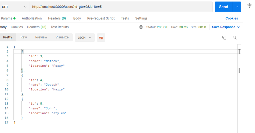 finding users in a range