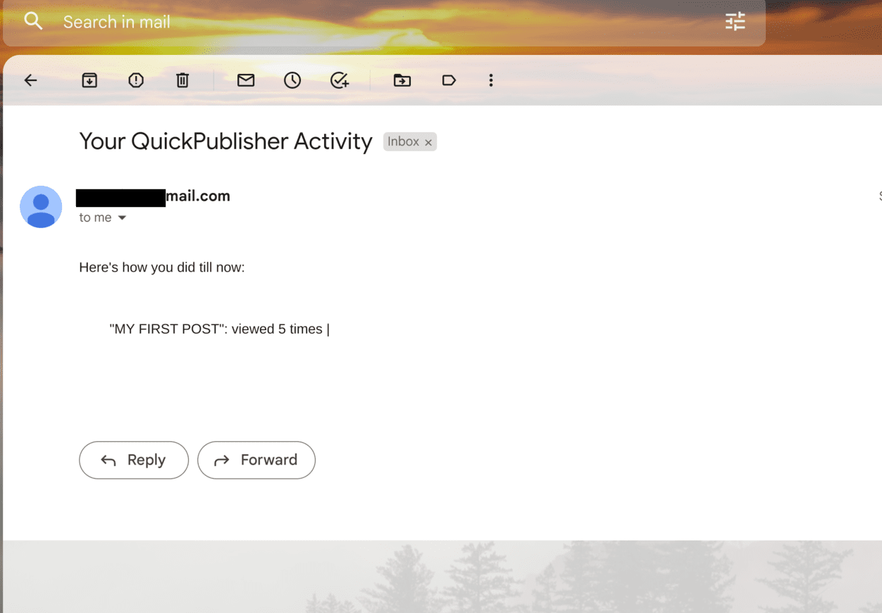 update email from celery