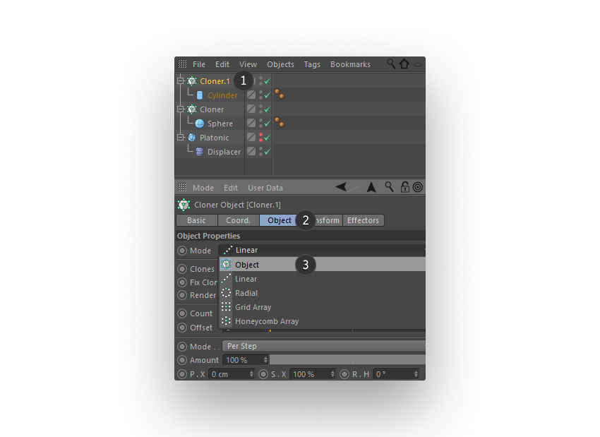 Editing the Cloner tool